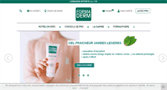Desktop Screenshot of formaderm.fr